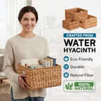 Jute Square Baskets (Set Of 4)