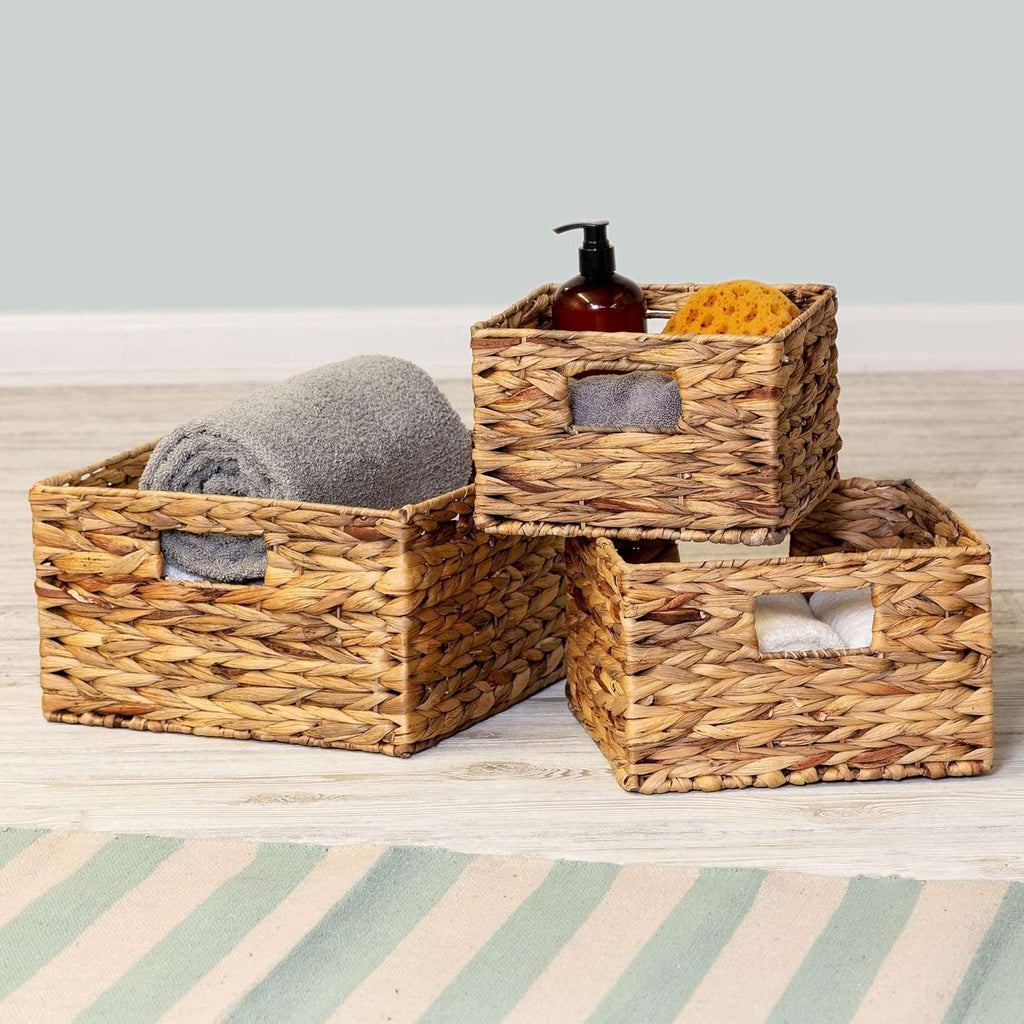 Jute Square Baskets (Set Of 4)