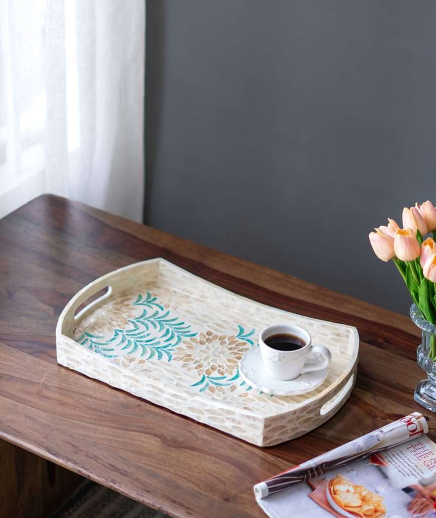 Creative Curved Shell Tray