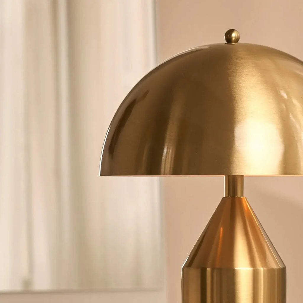 Gold Dome Table Lamp