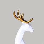 Modern Creative Deer Figurines (White)