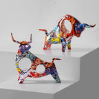 Bull Graffiti Statue