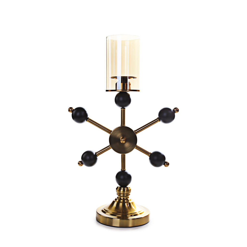 Ship Helm Design Candle Holder