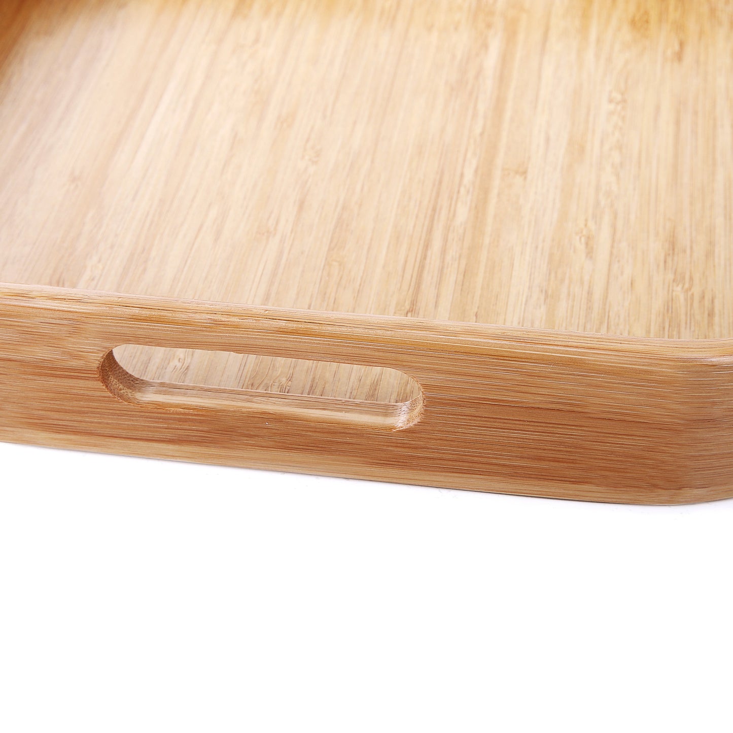 Square Wooden Tray (Set Of 2)