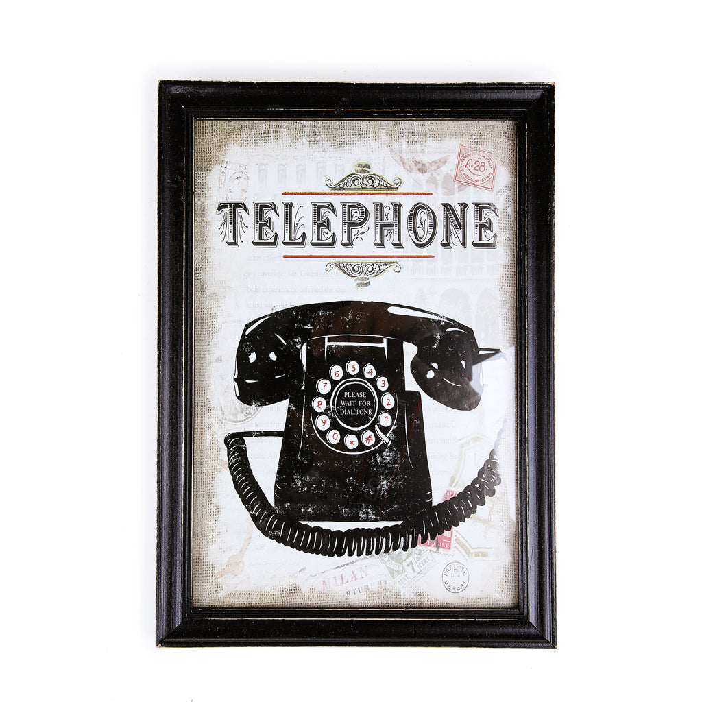 Retro Wall Canvas (Telephone)