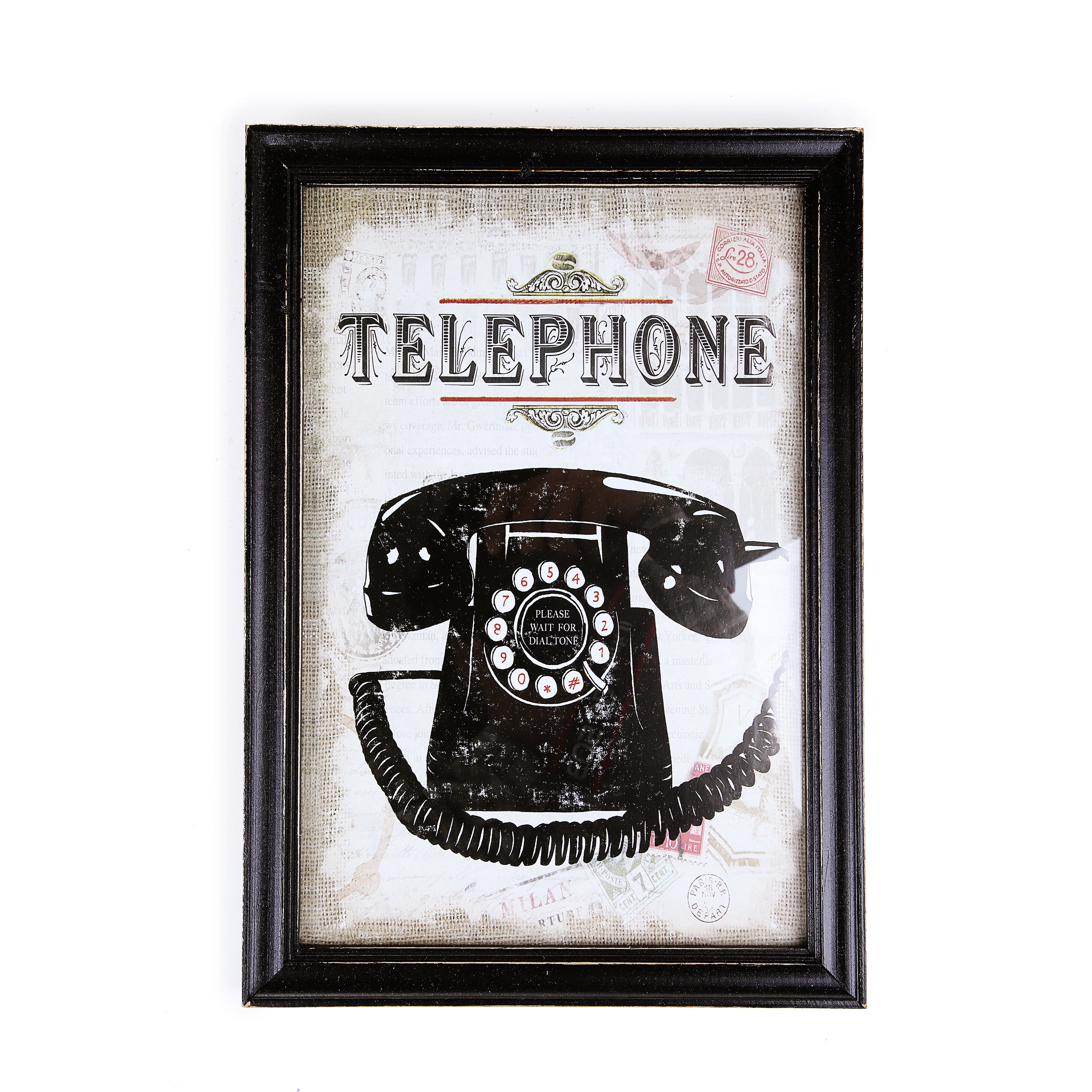 Retro Wall Canvas (Telephone)