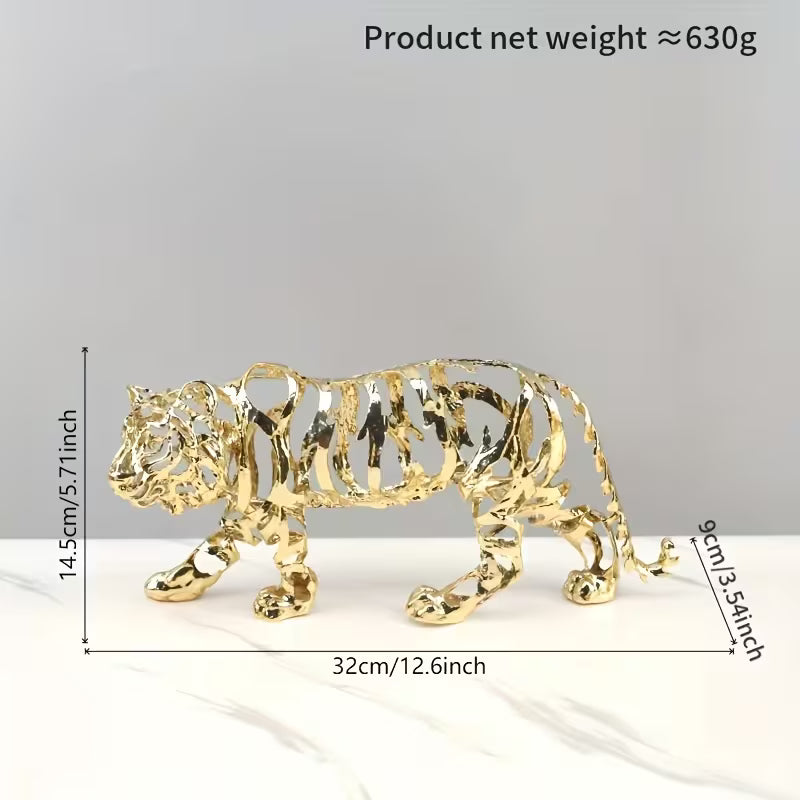 Electroplated Hollow Leopard