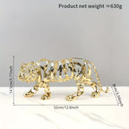 Electroplated Hollow Leopard