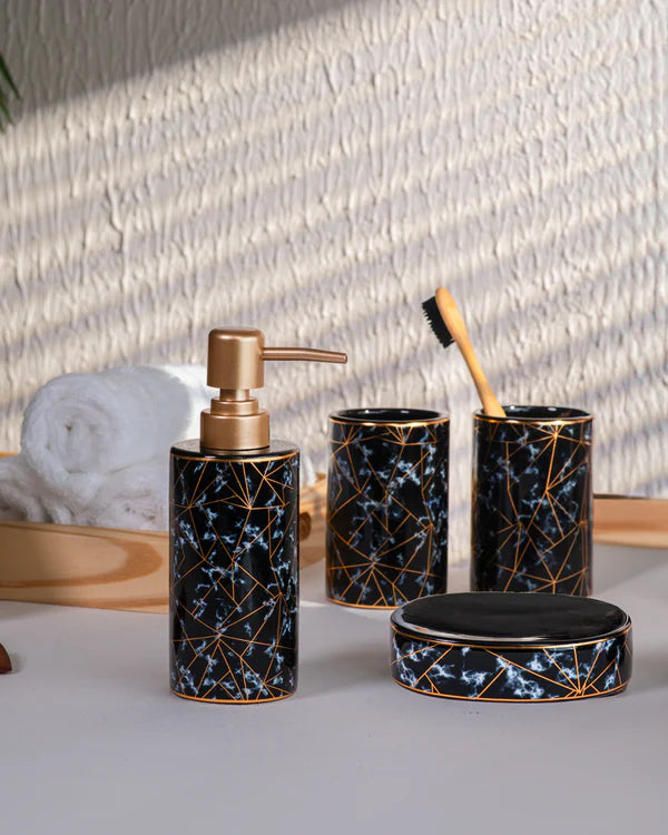 Geometric Design Bathroom Set