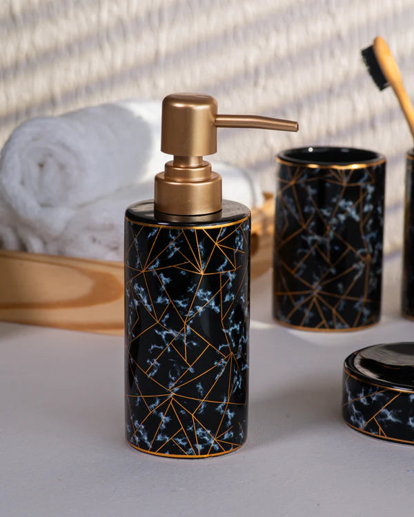 Geometric Design Bathroom Set