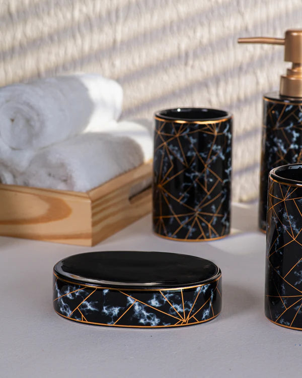 Geometric Design Bathroom Set