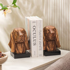 Dog Head Bookends