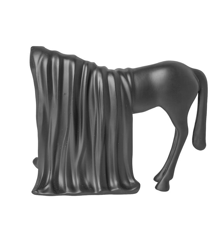 Draped Horse Sculpture