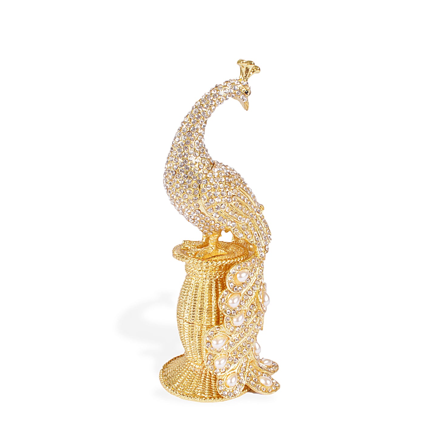 Decorative Traditional Peacock Jewelry Box