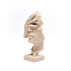 Let Down Face Sculpture