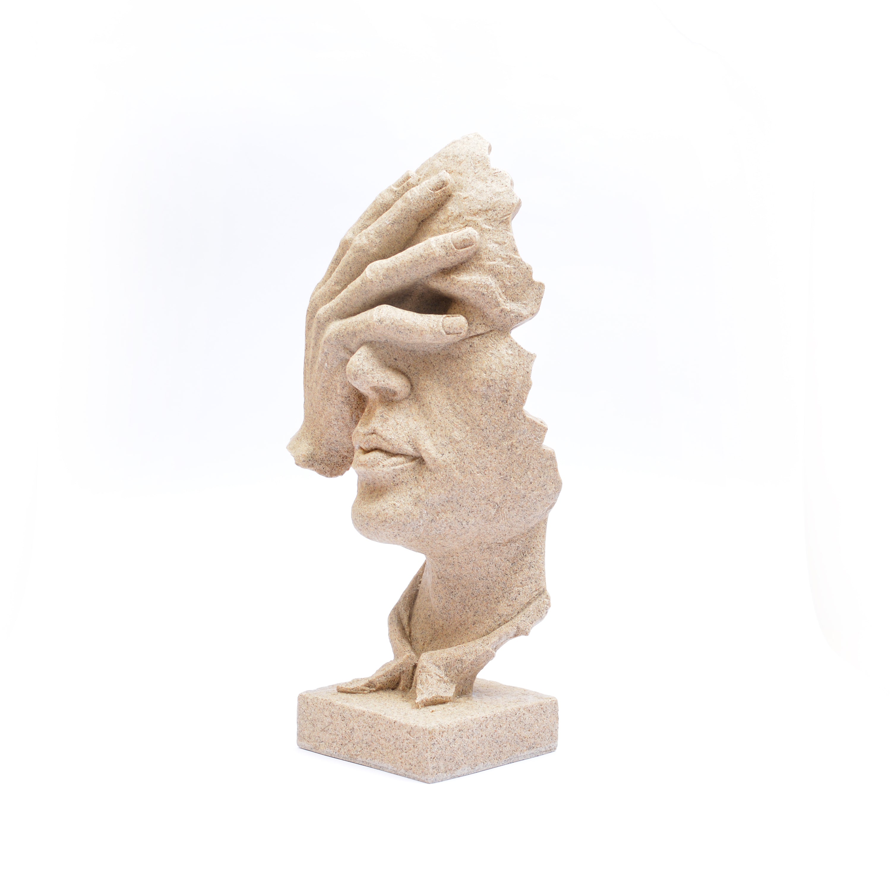 Let Down Face Sculpture