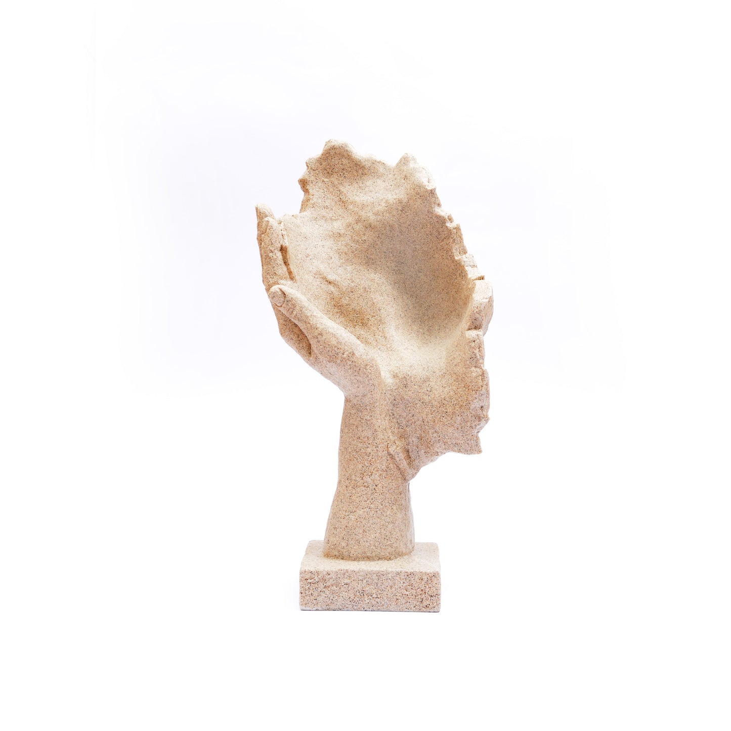 Thinking Face Sculpture
