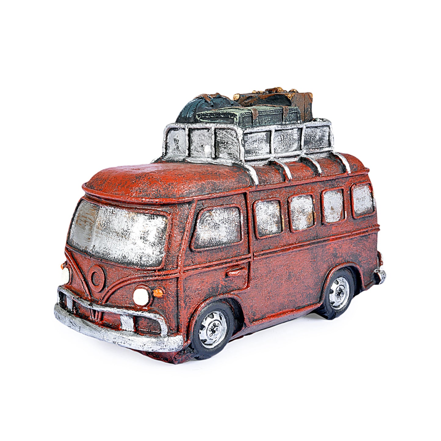 Old Red Minibus Money Box