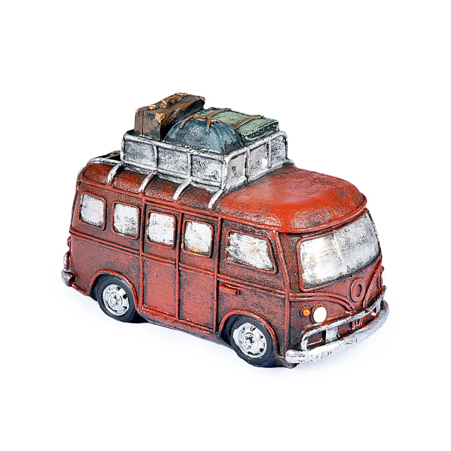 Old Red Minibus Money Box