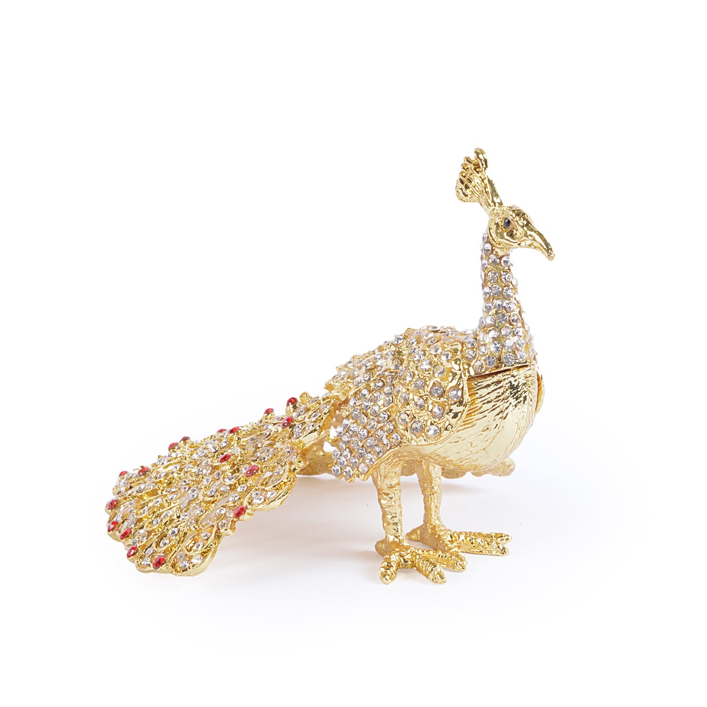 Decorative Traditional Peacock Jewelry Box