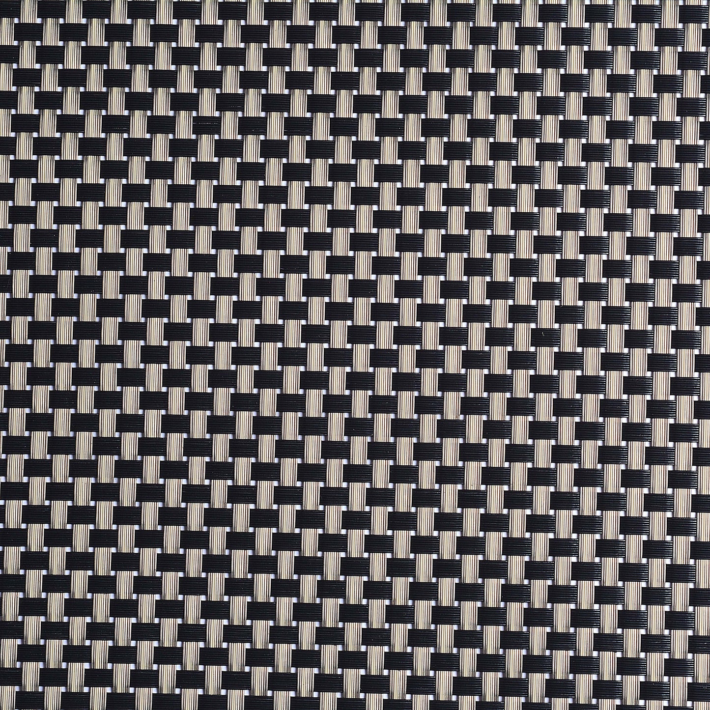 Braided Textured Plastic Place-mat with Costar  (Set of 2)