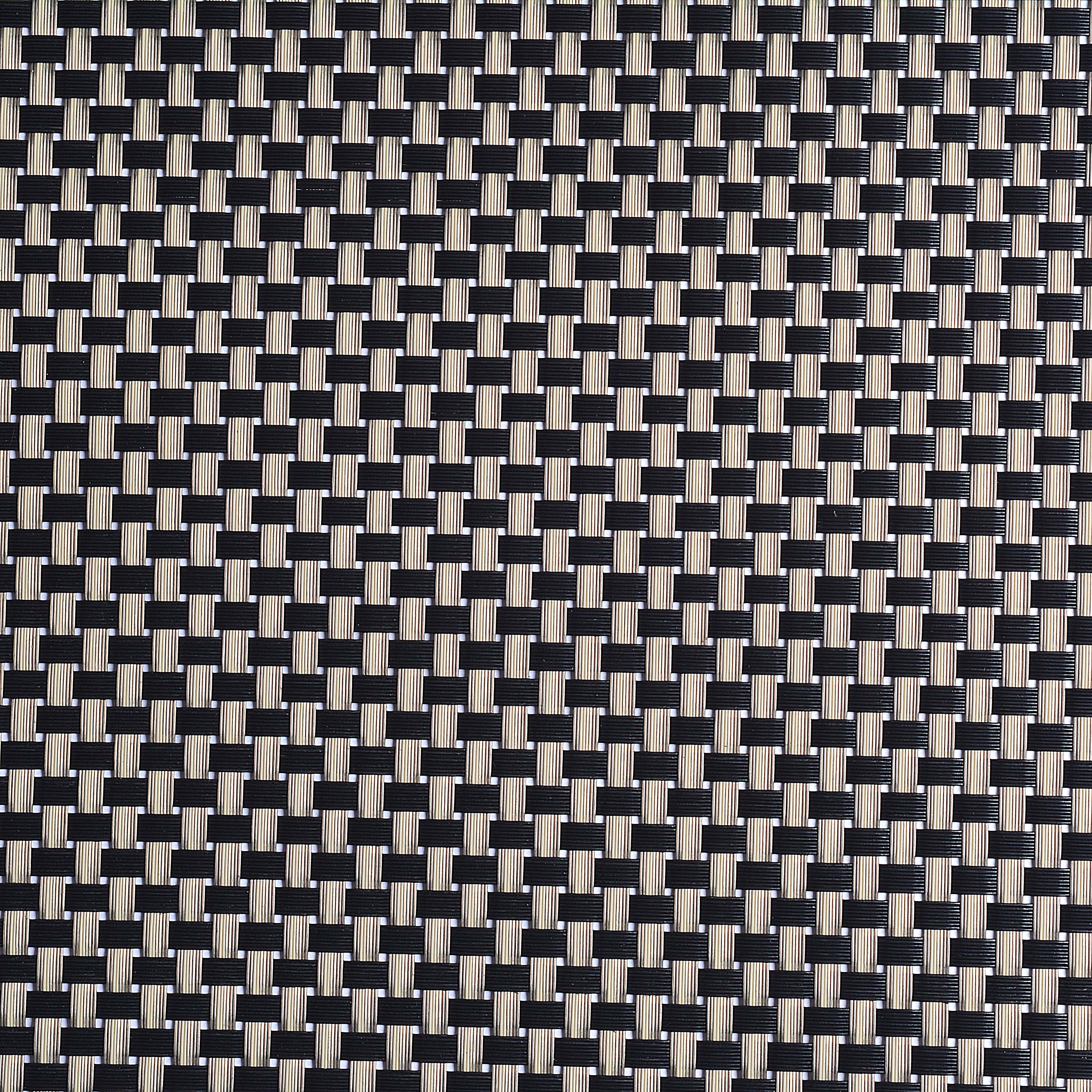 Braided Textured Plastic Place-mat with Costar  (Set of 2)