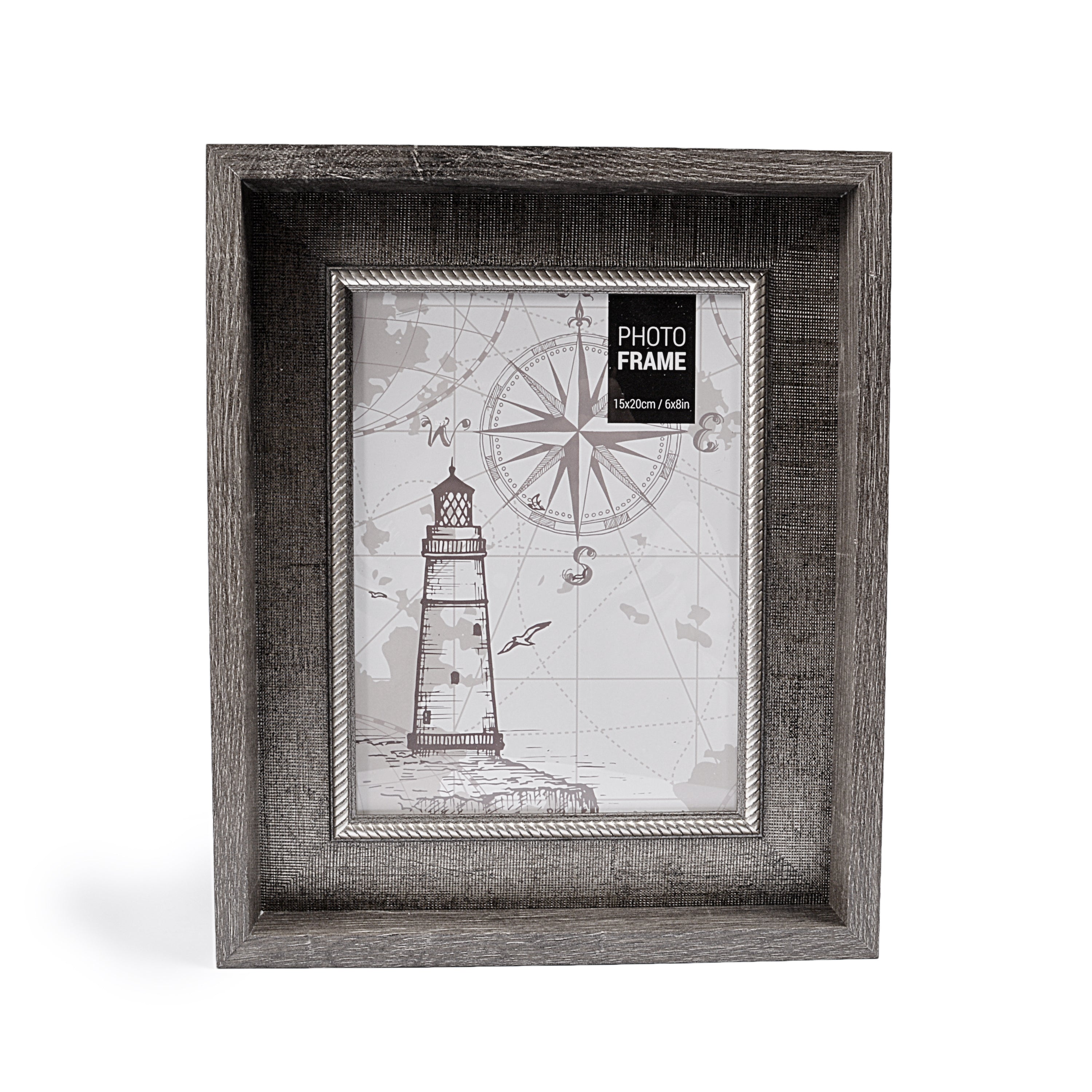 Natural Wooden Style Doted Texture Photo Frame