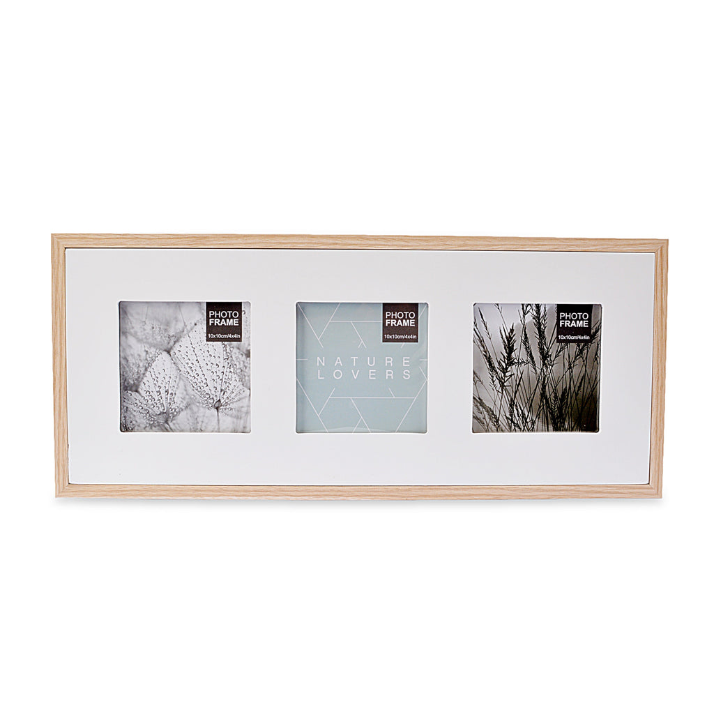 White Design Wooden Wall Hanging Photo Frame
