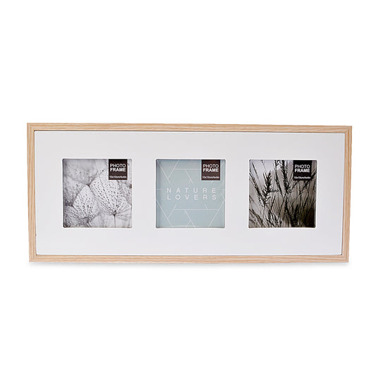 White Design Wooden Wall Hanging Photo Frame