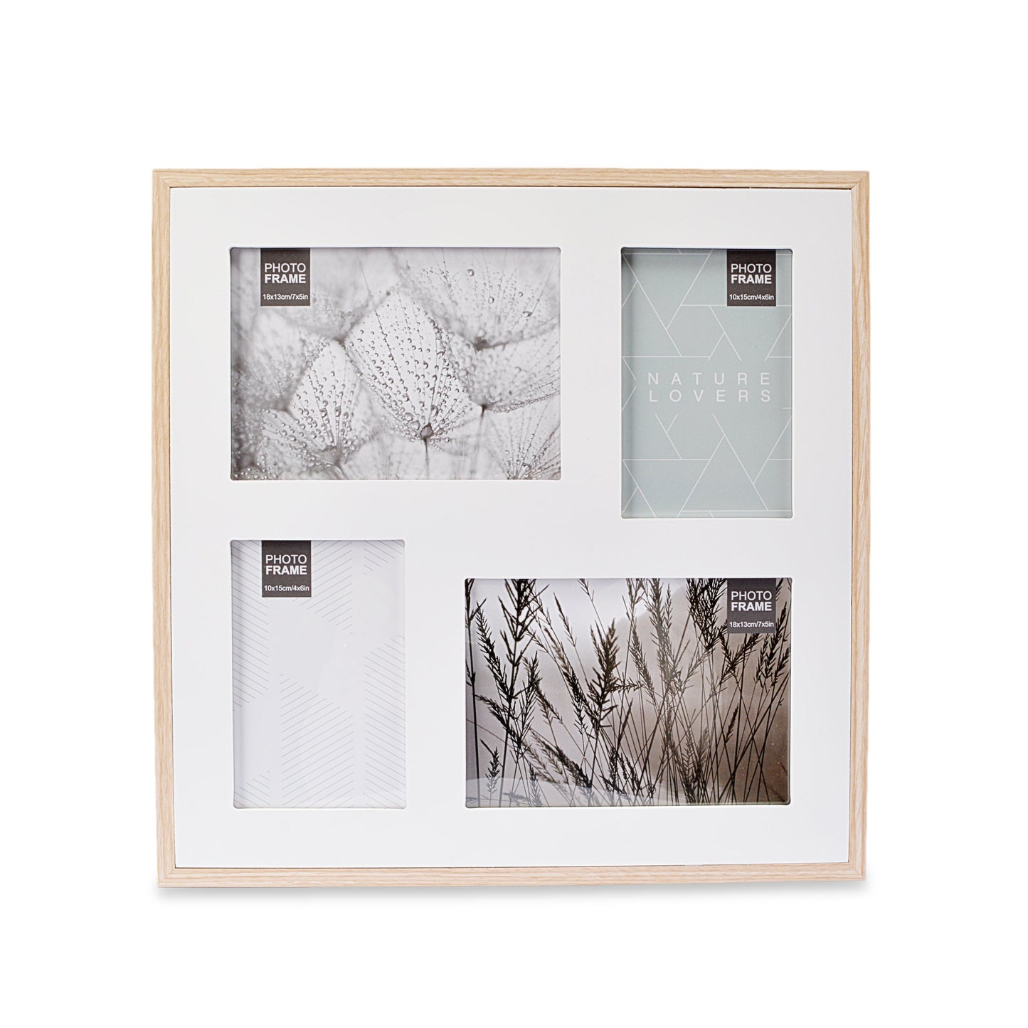 White Design Wooden Wall Hanging Photo Frame