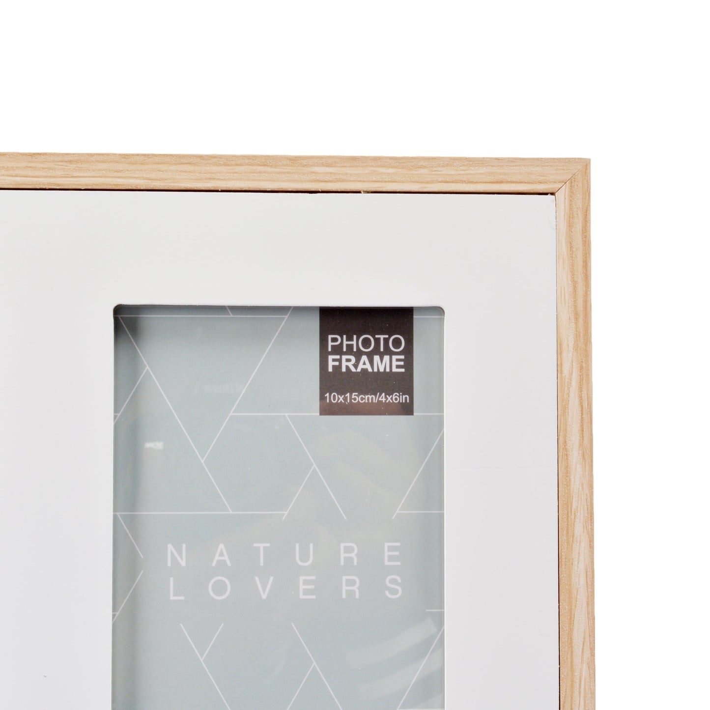 White Design Wooden Wall Hanging Photo Frame