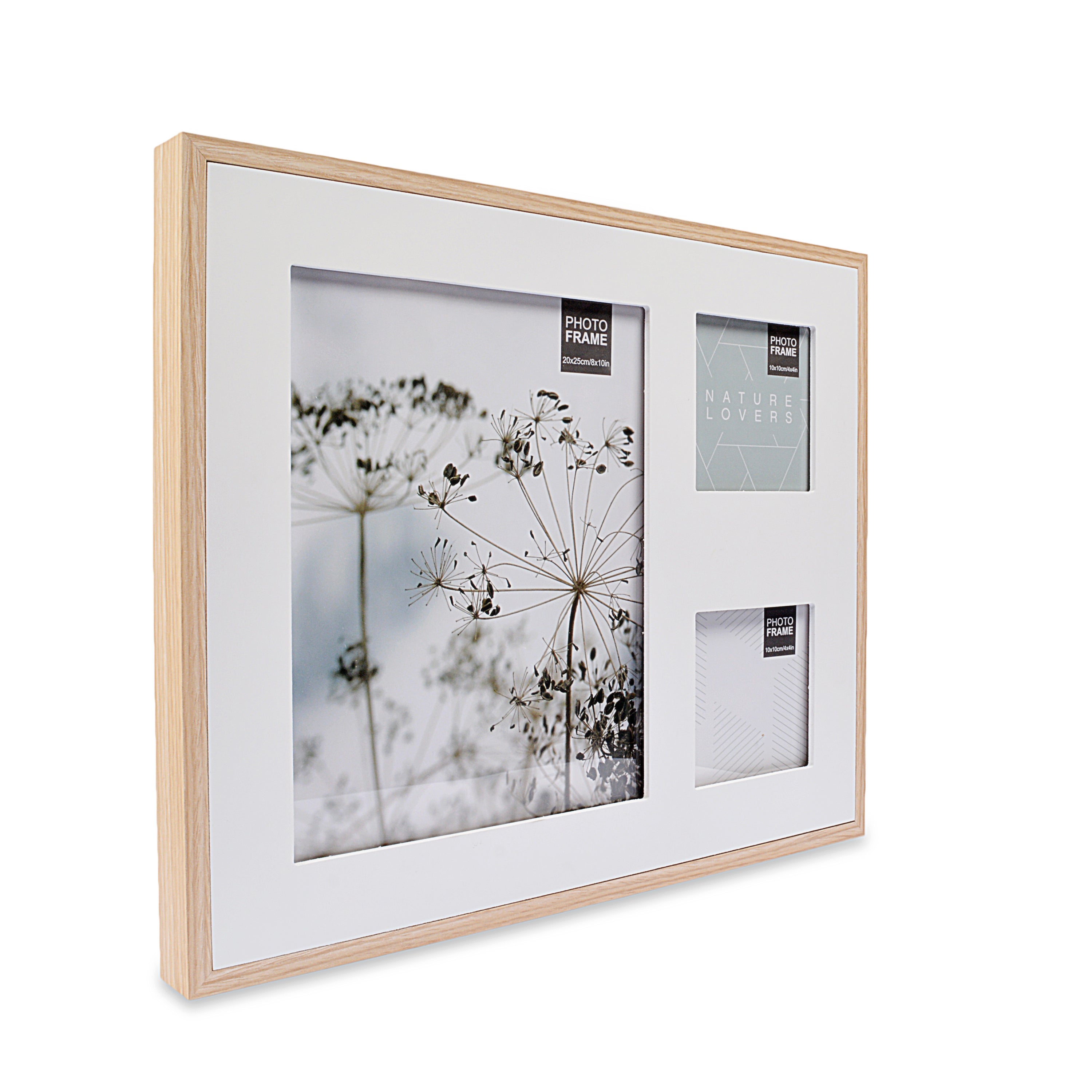 White Design Wooden Wall Hanging Photo Frame