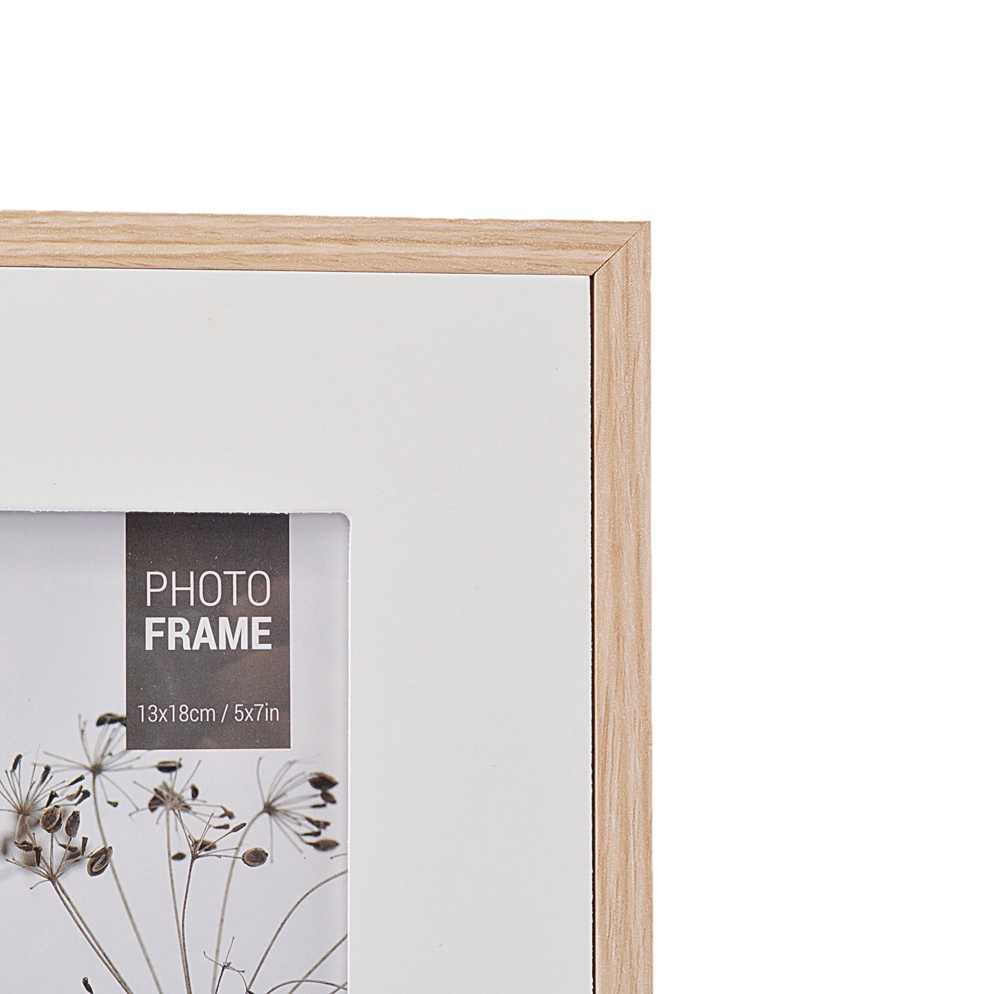 White Design Wooden Wall Hanging Photo Frame