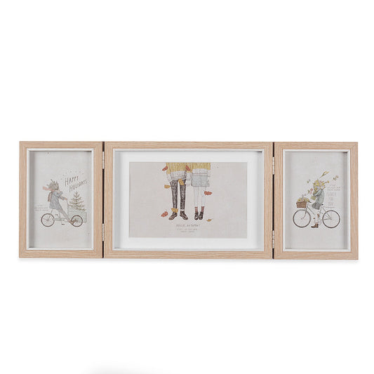 Italian Wall Design Wooden Finish Photo Frame