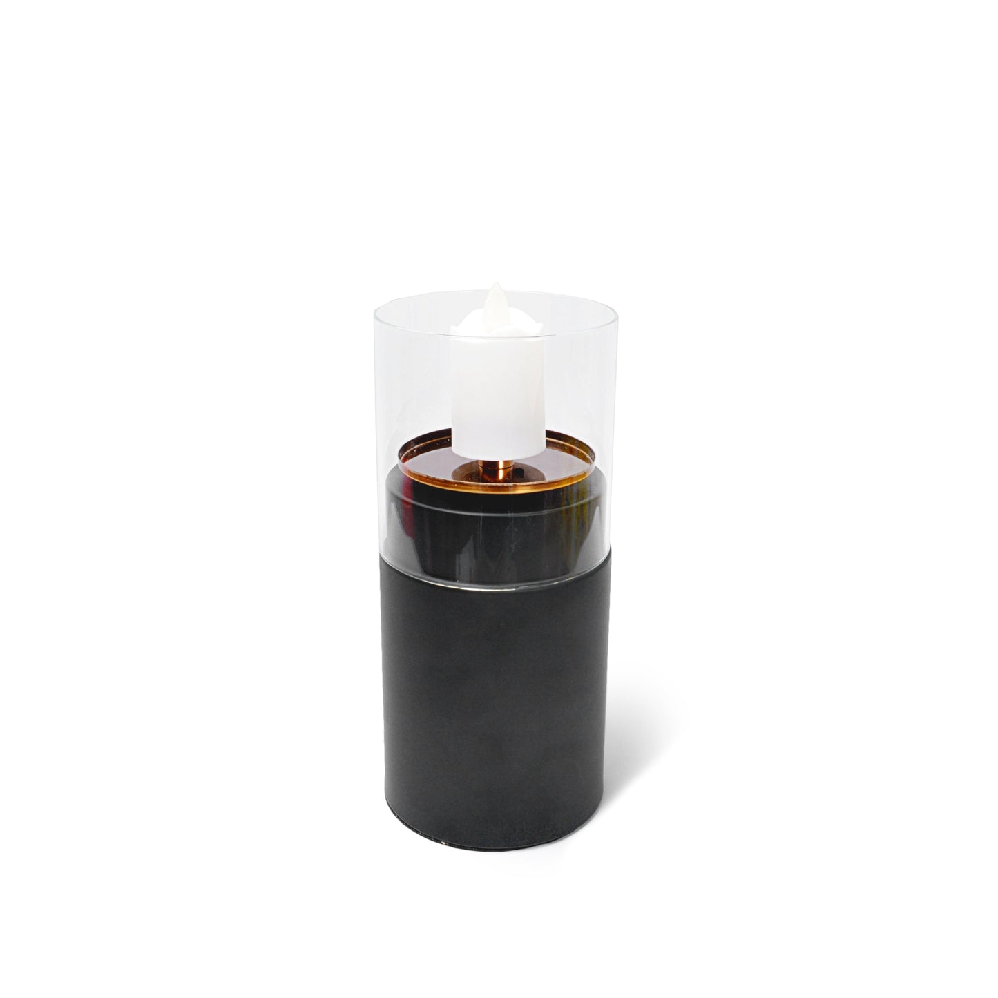 Stylish Matte Black Base Candle Holder