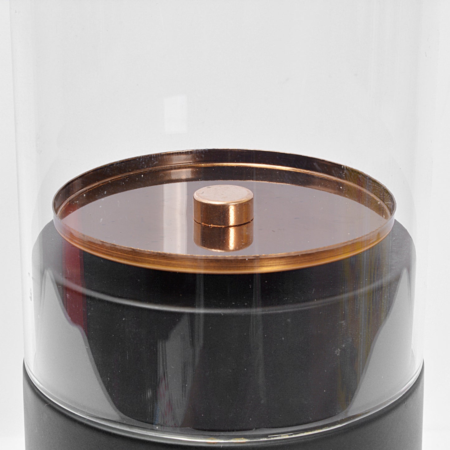 Stylish Matte Black Base Candle Holder
