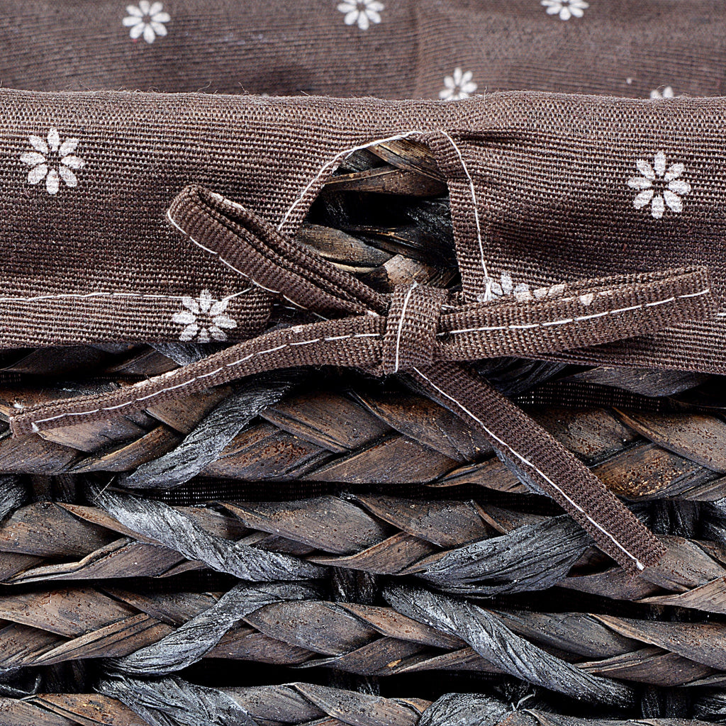 Braided Basket Fabric Lining with Tissue box