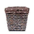 Braided Basket Fabric Lining with Tissue box