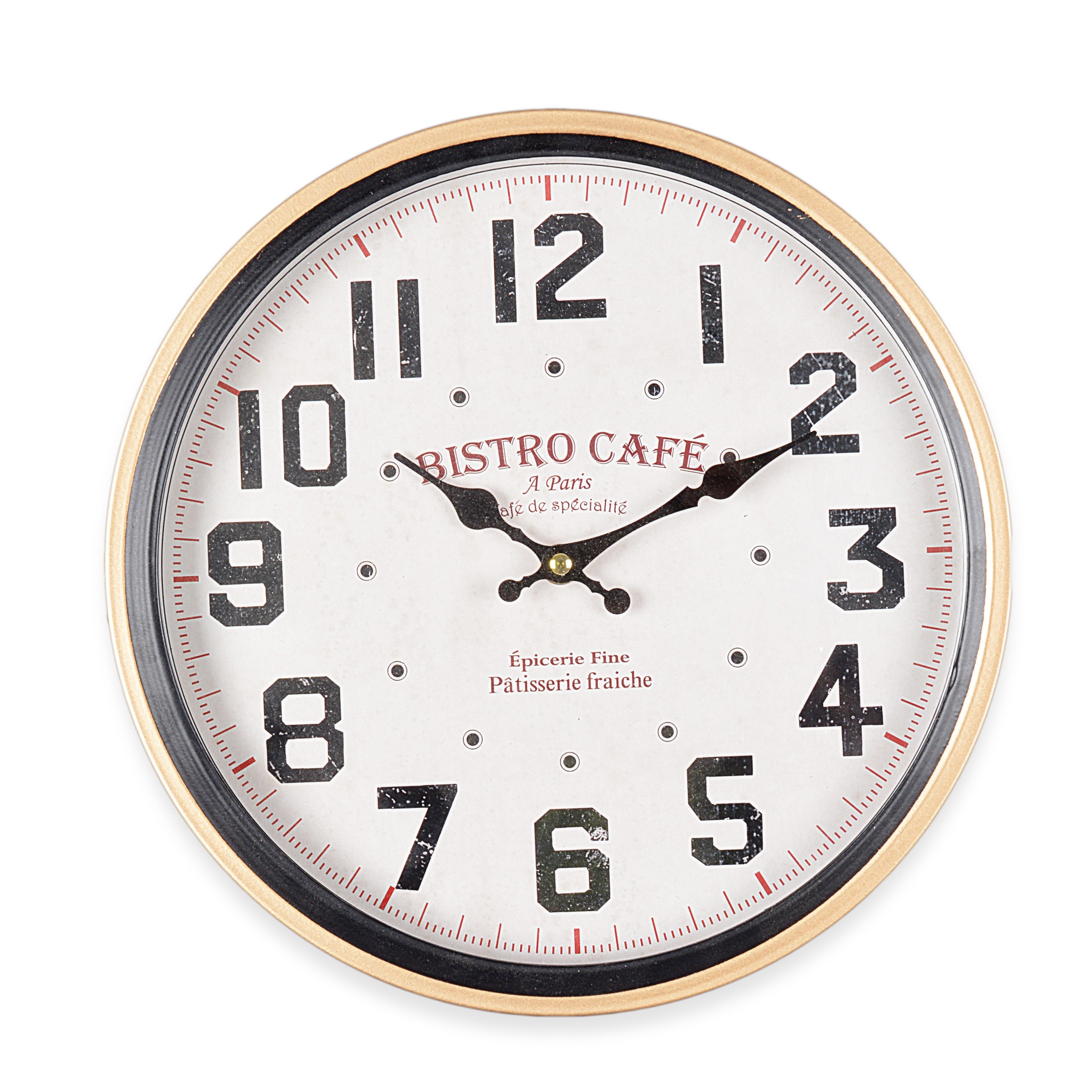 Bistro Cafe Paris Wall Clock