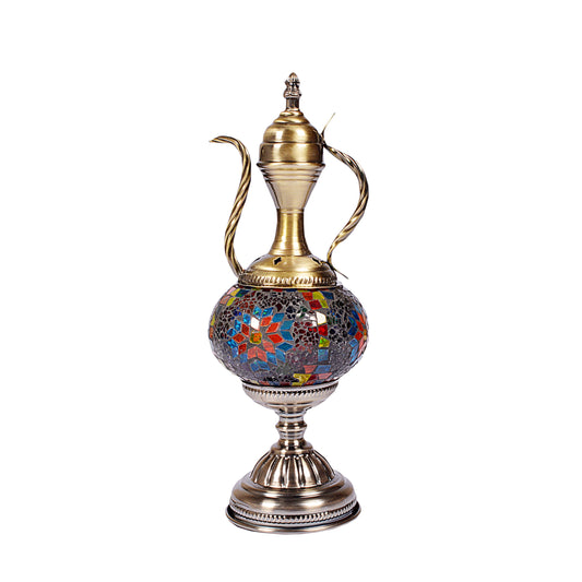 Traditional Turkish Style Mosaic Multicolored Lamp