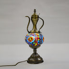 Traditional Turkish Style Mosaic Multicolored Lamp