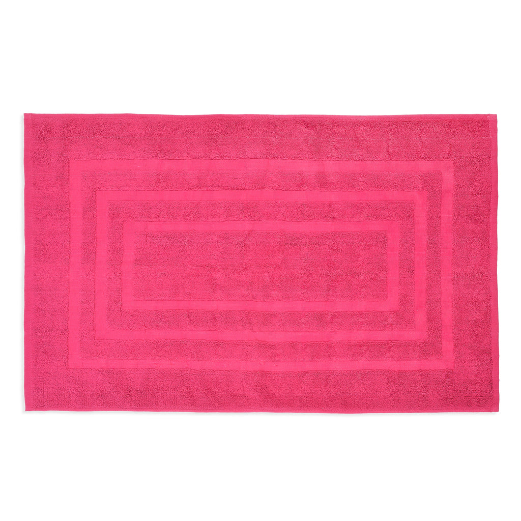 Cotton Bath Mat with Border