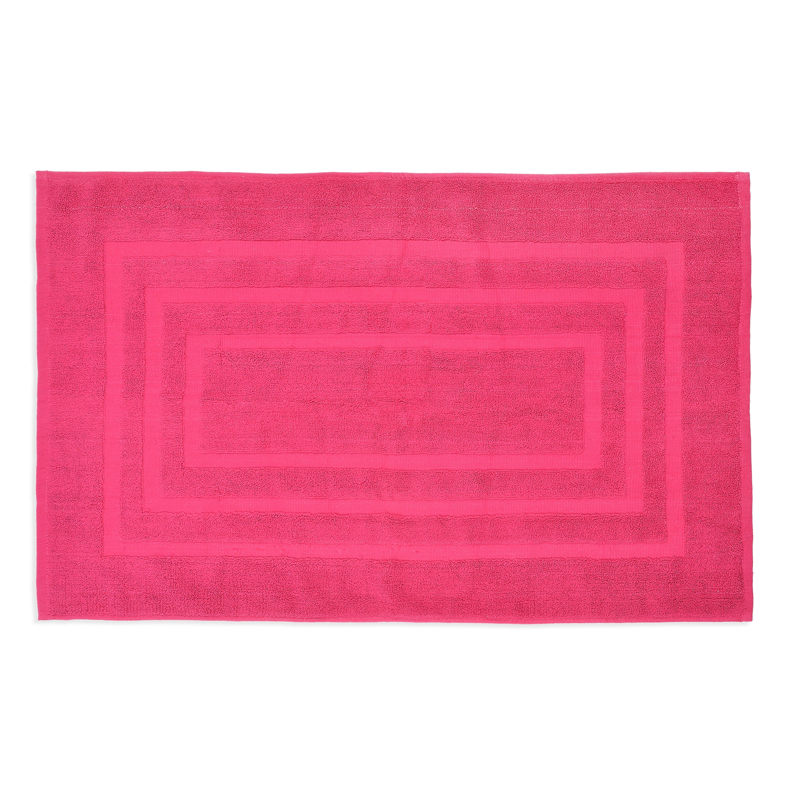 Cotton Bath Mat with Border