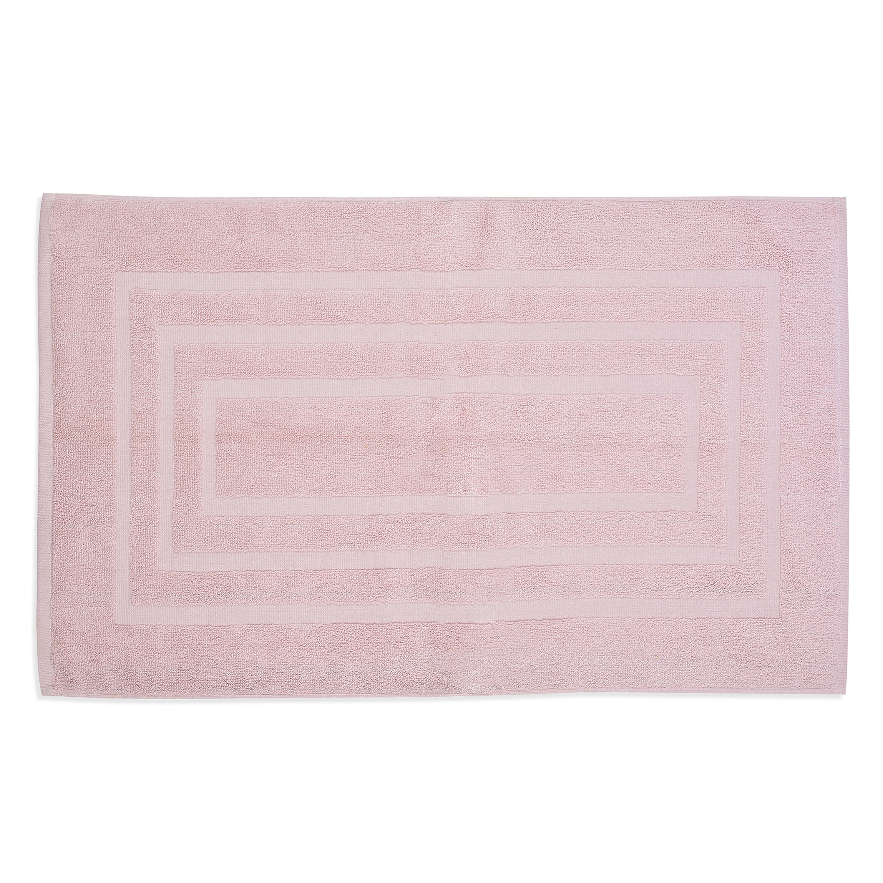 Cotton Bath Mat with Border