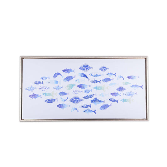 Dense Shoal of Flag Fish Decorative Wall Frame