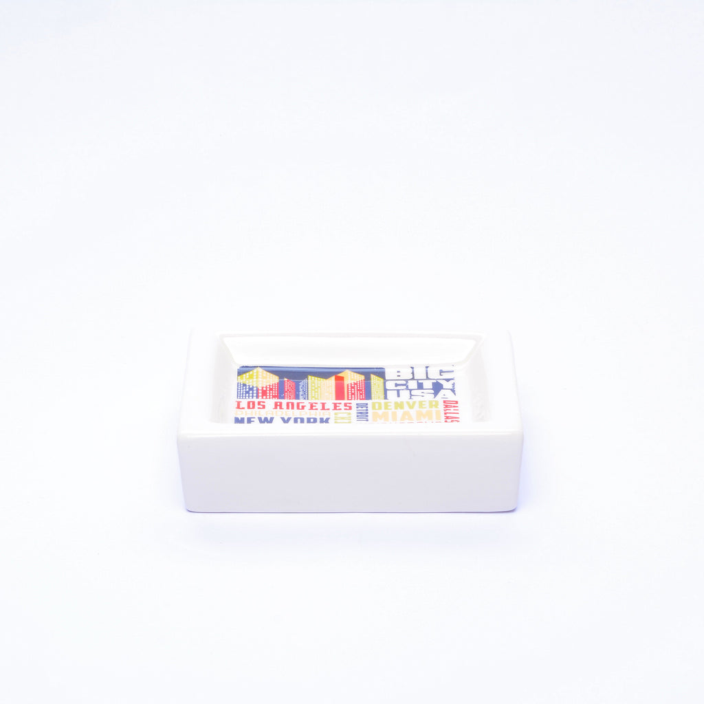 Abstract Typography Bathroom Set
