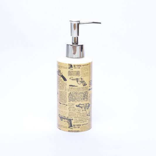 Abstract Typography Bathroom Set