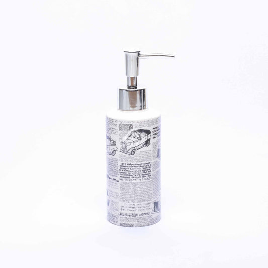 Abstract Typography Bathroom Set