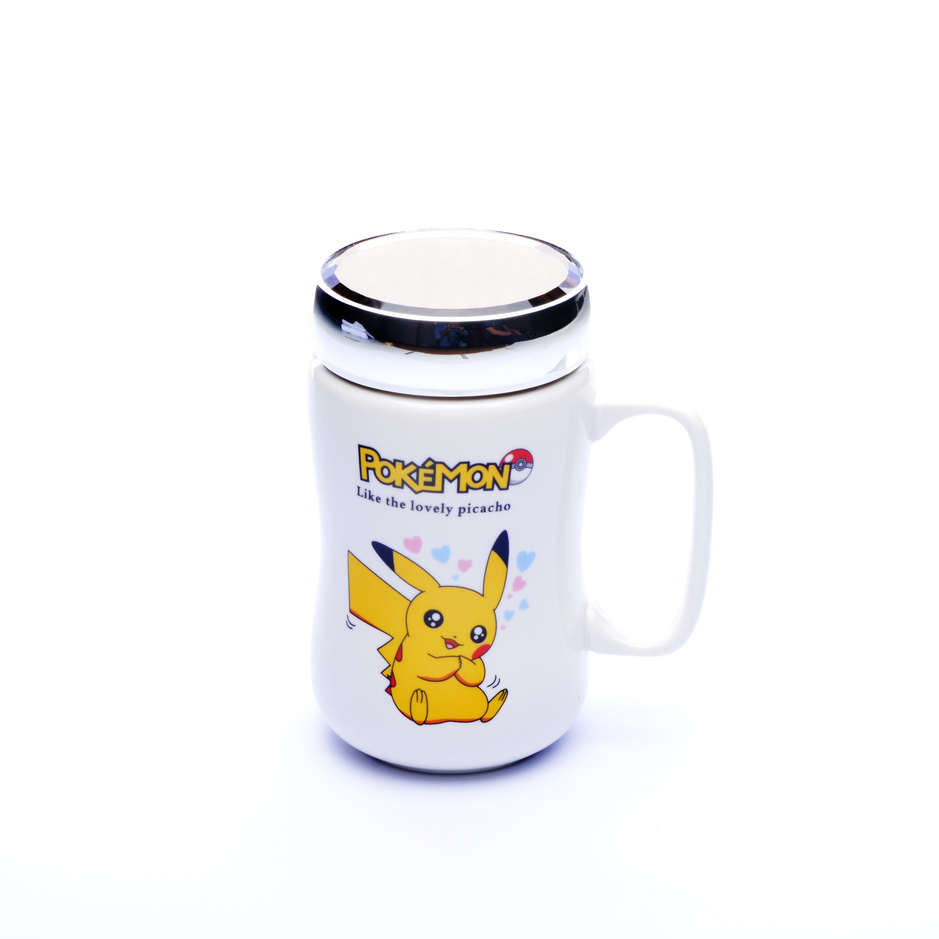 Ceramic Mug with Plastic Lid