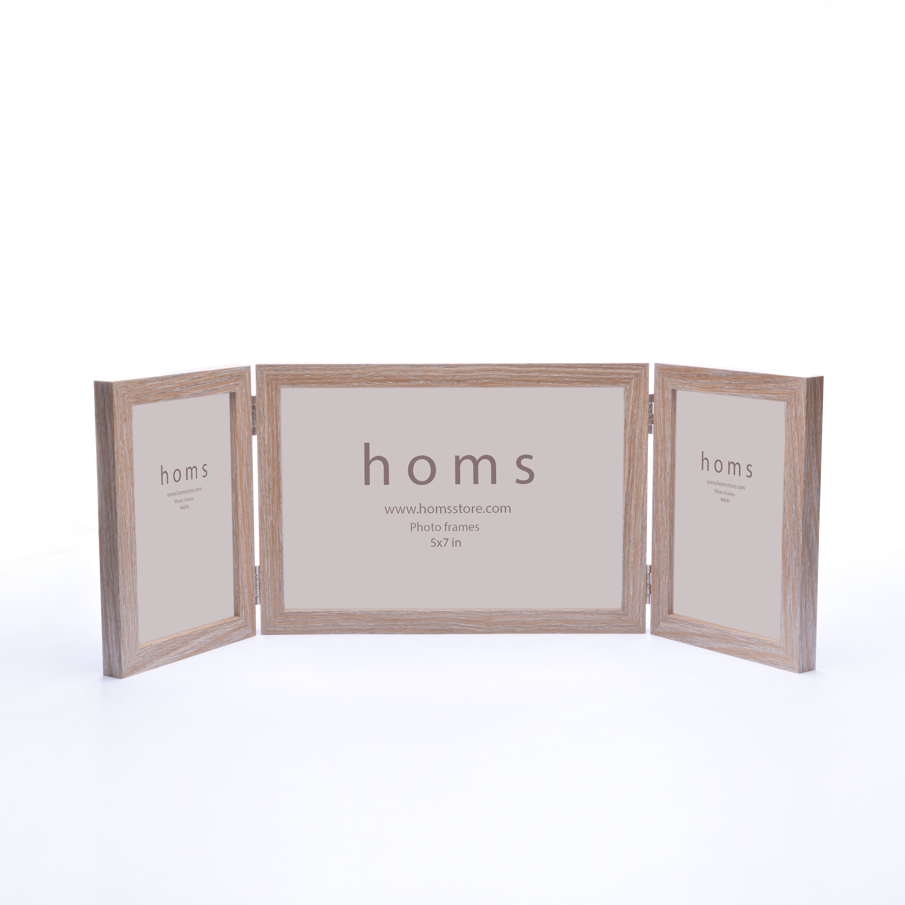 Natural Wooden Textured Photo Frame